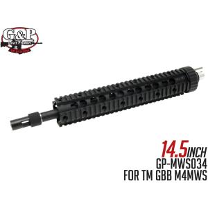 GP-MWS034　G&amp;P 14.5インチ レシーライフル キット for TM GBB M4MWS