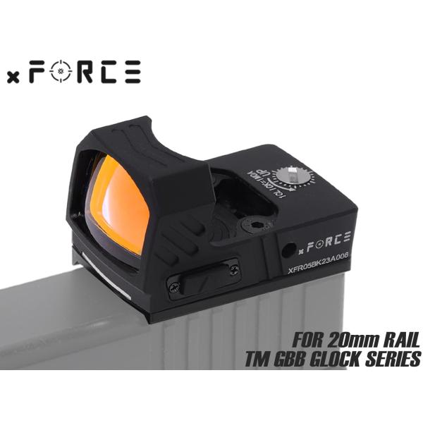 H0071B　xFORCE XR4 ミニレッドドットサイト w/キルフラッシュ+GLOCKマウント