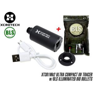 H2844B2-002 XCORTECH  XT301Mk2 ウルトラコンパクト UVトレーサー ＋ BLS バイオトレーサBB弾 0.2g セット