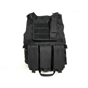 H7813B　QD シンプル ARMY ベスト BK