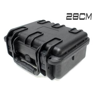 H8013B6L MILITARY-BASE ウォータープルーフ ダブルスタック ハードガンケース 6L/28cm BK