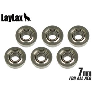 H9813B7　LayLax PROMETHEUS ベアリング軸受け 7mm 電動ガン用 6個入り｜militarybase