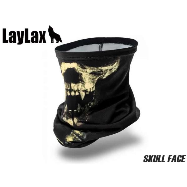 H9913SK　LayLax satellite クールネックゲイター スカルフェイス