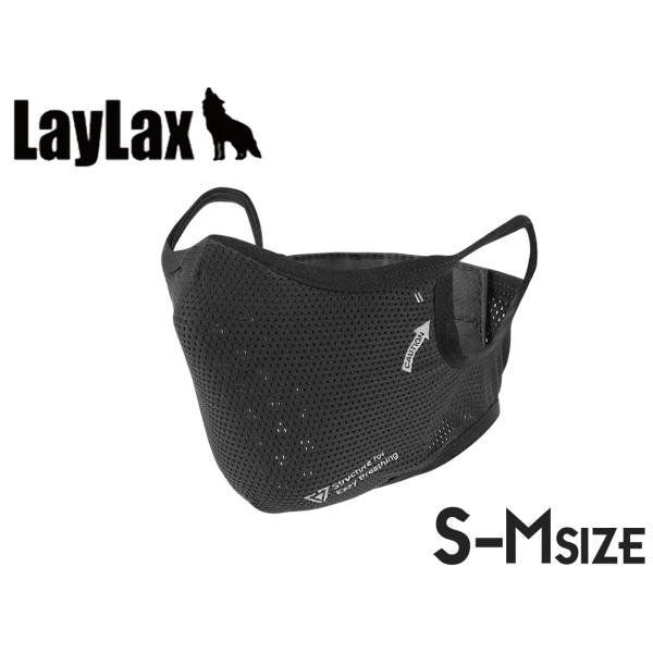 H9929B-S　LayLax イージーブレスフェイスガード Battle Style BK S-M...