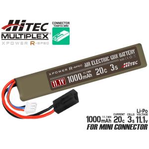 HTGベーシック リポバッテリー 電動ガン用 特許技術使用 (7.4V 1100mAh