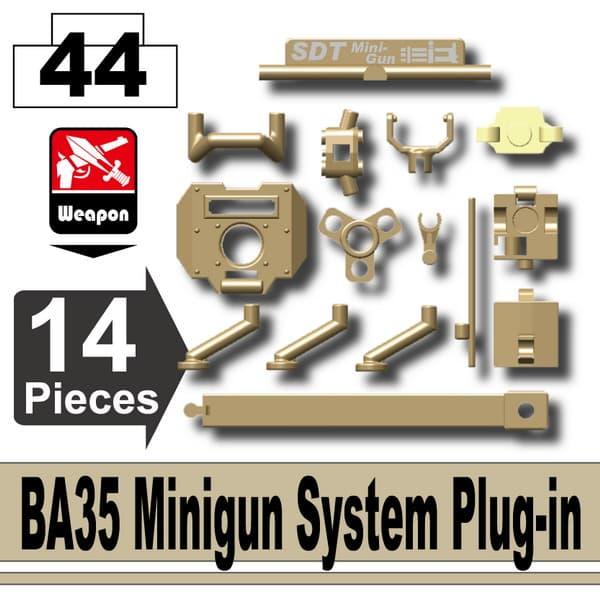 L0176W　AFM BA35 ミニガン システム プラグイン/ダークタン M134ミニガン専用/ト...