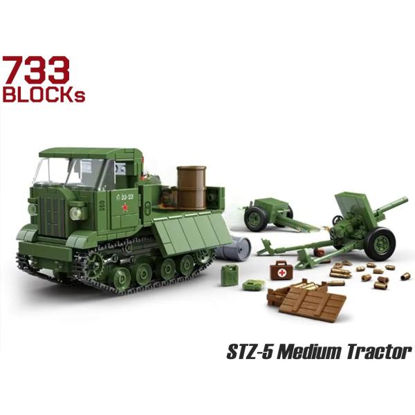 M0103T　AFM ソ連軍 STZ-5 砲兵トラクター 733Blocks