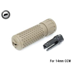 MAD-KA-004 MADBULL KAC QDC CQB Airsoft ダミーサプレッサー TAN 14mm