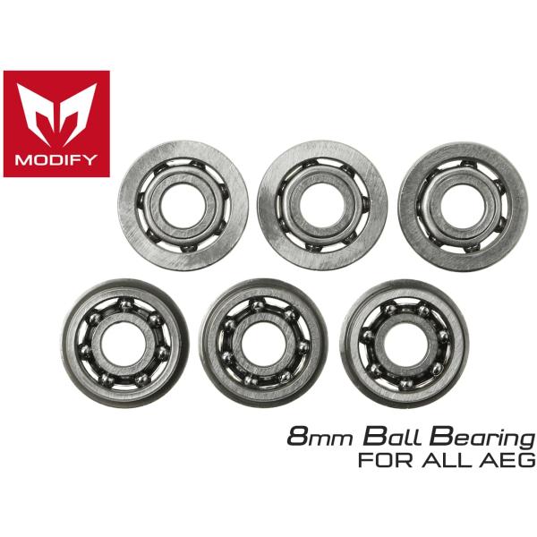 MD-BS005-8mm　MODIFY スチール ボールベアリング 6個セット 8mm
