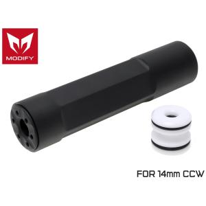 MD-FLSH-002 MODIFY 14mm逆ネジ 150mm アルミサイレンサー  w/バレルスペーサー
