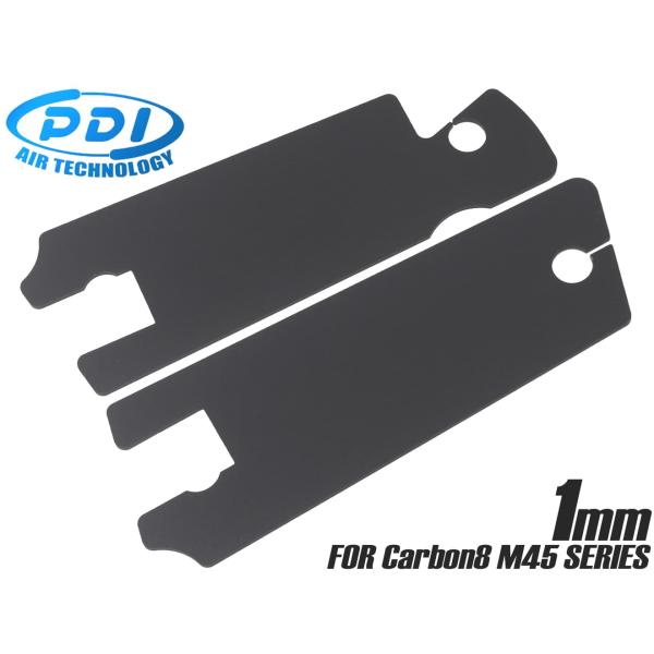 PD-GB-114　PDI アルミ グリップスペーサー 1mm BK Carbon8 CO2 M45...