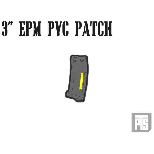 PTS-0051　【正規品】PTS 3インチ EPM PVC パッチ BK