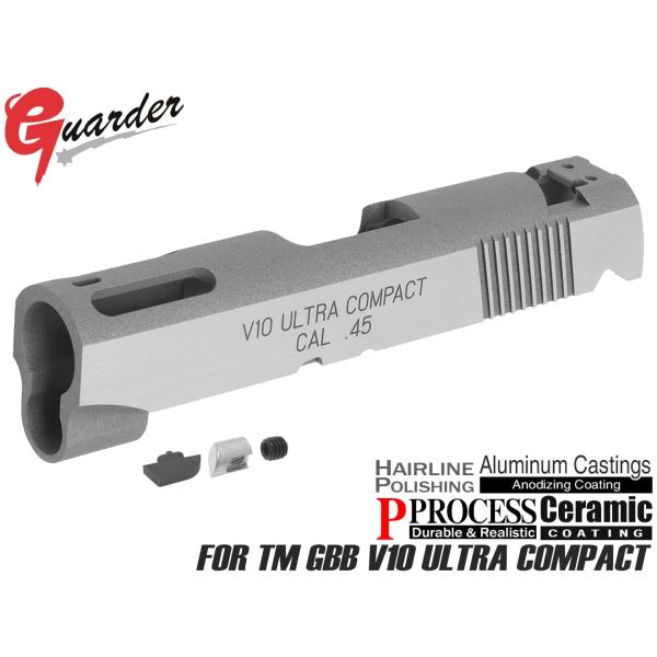 V10-40C(SV-H)　GUARDER アルミスライド シルバーポリッシュ&amp;セラミックコーティン...