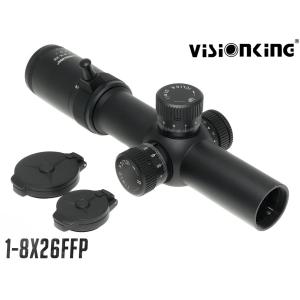 VSK-SCP-0005　VISION KING 1-8X26FFP ファーストフォーカル CQBスコープ w/ イルミネーション ナイトロイン｜militarybase