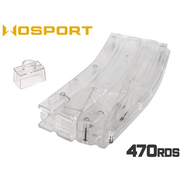 WO-ACC-001C　WoSporT 5.56マガジン型 BBローダー 470Rds