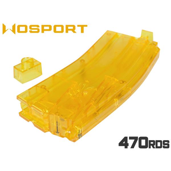 WO-ACC-001Y　WoSporT 5.56マガジン型 BBローダー 470Rds