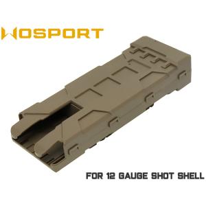 WO-ACC-006T WoSporT 12GA ショットシェルマガジンポーチ MOLLE