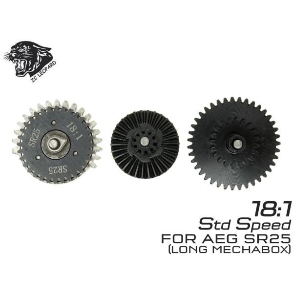 ZC-GEAR-027　ZC LEOPARD AEG 18：1 スチールCNCギアセット for S...