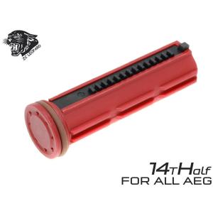 ZC-PSET-001 ZC LEOPARD AEG ナイロンファイバー ピストン MIMハーフティース 14T + ナイロンファイバーピストンヘッド