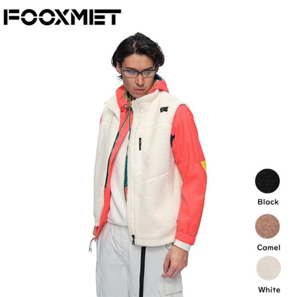 FOOXMET / フォックスメット 知能温度調整システム搭載 メンズ ラムウール ヒーター ベスト...