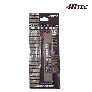 HiTEC エアガン用 リポバッテリー XPOWER R-SPEC Li-Po 7.4V 1200mAh 30C 2S