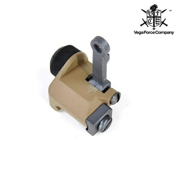 VFC Knightsタイプ 300M フリップアップ リアサイト TAN