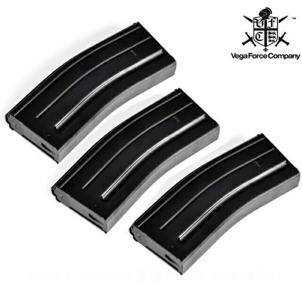 VFC SCAR/M4 120rds Mid Cap マガジン 3本セット BK [VF9-MAG-...