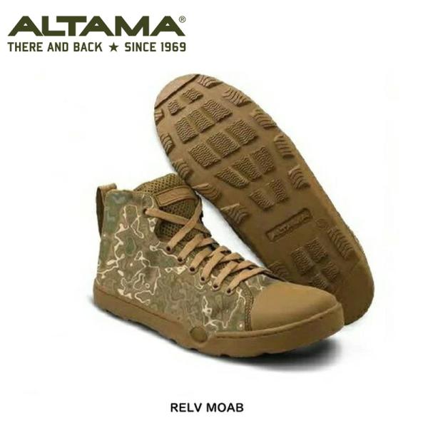 ALTAMA アルタマ MAS Relv Camo Moab Mid タクティカル スニーカー（1年...