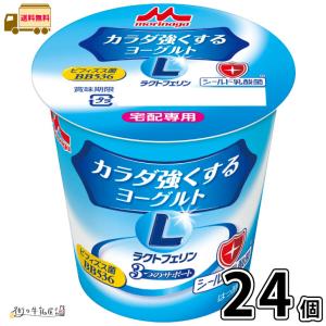 森永乳業 カラダ強くするヨーグルト 食べるタイプ x24個 2ケース 送料無料｜milkkobari