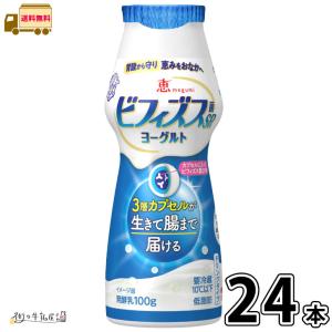 メグミルク 恵 ビフィズス菌 SP株 ヨーグルト ドリンクタイプ 100ｇ 2ケース 24本 送料無料｜街の牛乳屋さん