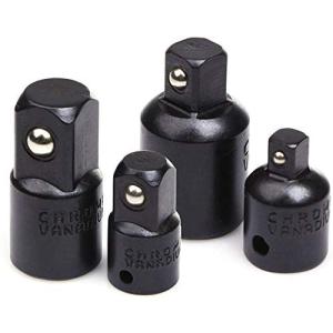 Wolfride 4個セット ソケット変換アダプター インパクトソケットアダプター ドライバー用アダプター ドリル ソケット 変換 「6.35m