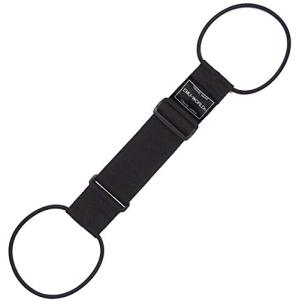 限定旅行便利グッズ バッグとめるベルト ブラック×ブラック 48~64×6cm