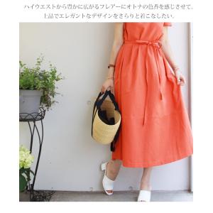 マタニティ 服 授乳服 リネン&コットン・Vネ...の詳細画像3
