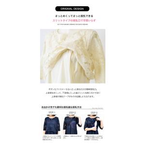 マタニティ 服 授乳服 エレガントレースプリー...の詳細画像4