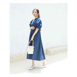 マタニティ 服 授乳服 半袖パルフェ・ボリュー...の詳細画像3