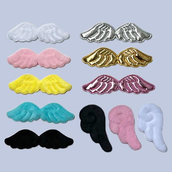 【2個 80円】天使の羽根 片翼 ハンドメイド素材　デコパーツ