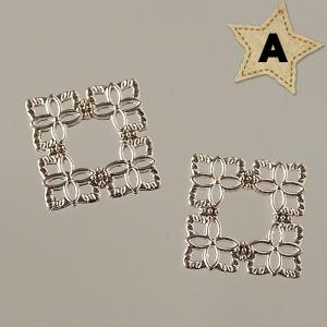 【2個 70円】透かしパーツ 貼り付けパーツ ...の詳細画像2