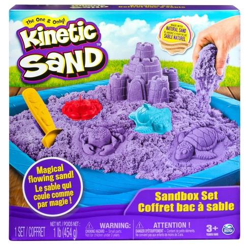 キネティックサンド サンドボックス パープル 紫 アート おもちゃ kinetic sand　おうち...