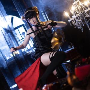 SPY×FAMILY ヨルフォージャーコスプレ ウィッグ付き スパイファミリー SPY×FAMILY スパイファミリー ヨル フォージャー コスプレ