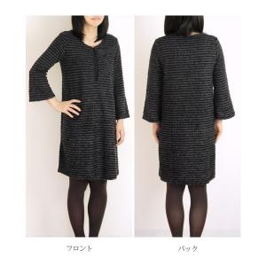 授乳服 マタニティ ワンピース 安い リボンモ...の詳細画像3