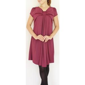 授乳服 マタニティ お宮参り ワンピース サテ...の詳細画像1