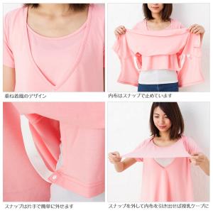 送料無料 授乳服 マタニティ 兼用 半袖 Vネ...の詳細画像4