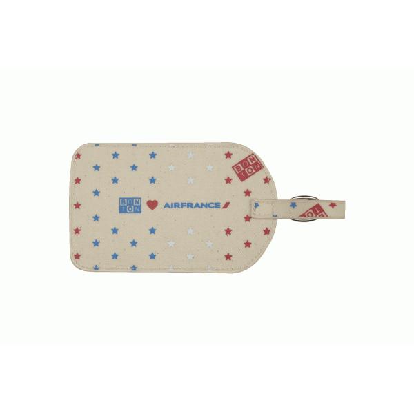 BONTON × AIR FRANCE コラボレーション ラゲージタグ トリコロール フランス エー...