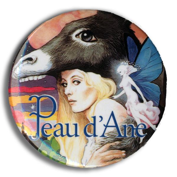 フランス映画 Jaque Demy ロバと王女 Peau d’Ane 缶バッジ  シネマ フレンチガ...