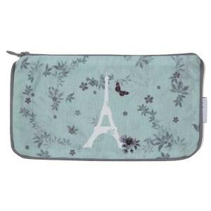 フランス Les Invasions Ephemeres エッフェル塔 プリント ラージ ポーチ ペ...