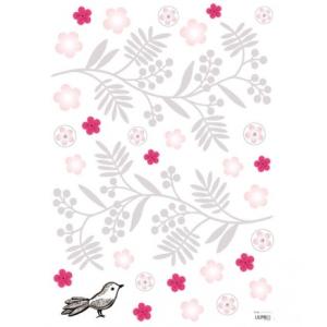 フランス LILIPINSO ウォールステッカー デザイナー Mimosa rose ミモザ ピンク...