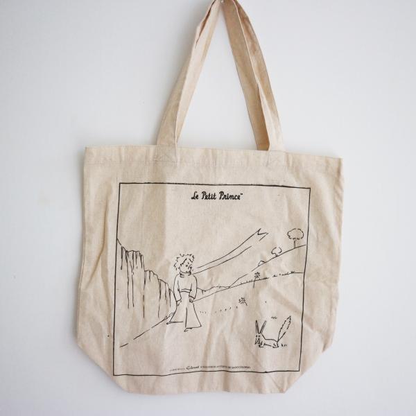 Le Petit Prince 星の王子さま ナチュラル コットン エコバッグ トートバッグ 軽量 ...