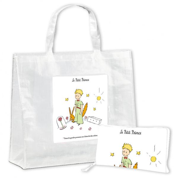 Le Petit Prince 星の王子さま キツネ コンパクト エコバッグ 折り畳み式 ショッピン...