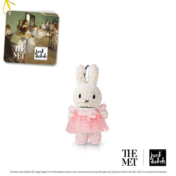Just Dutch Miffy ドガ ミッフィー あみぐるみ キーリング オーガニックコットン ハ...