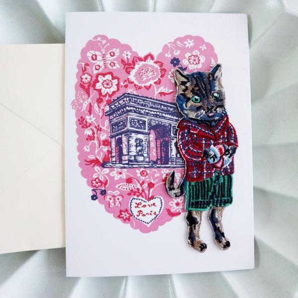 Nathalie Lete ナタリーレテ 刺繍 ワッペン グリーティングカード MAX Paris ...